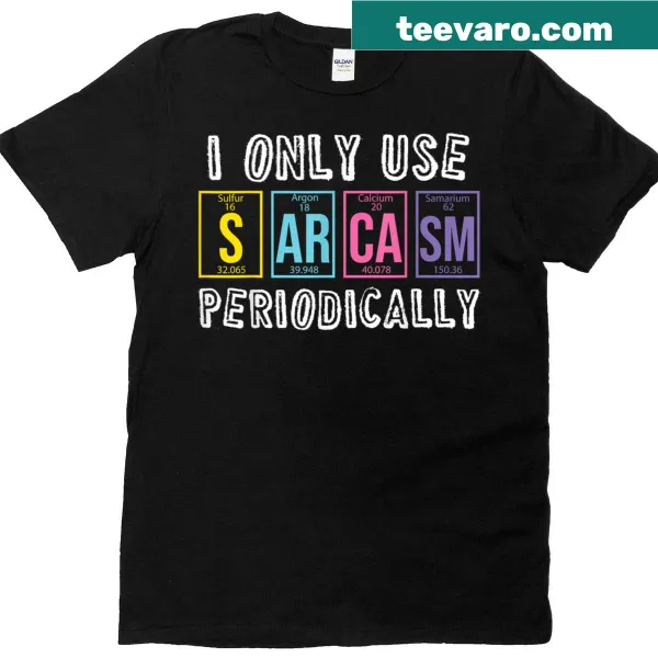 Funny periodic table of elements graphic t-shirt for science teachers