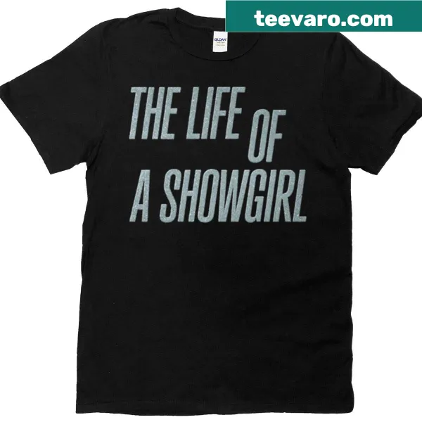 T-shirt with playful graphic celebrating showgirl and home decor fandom