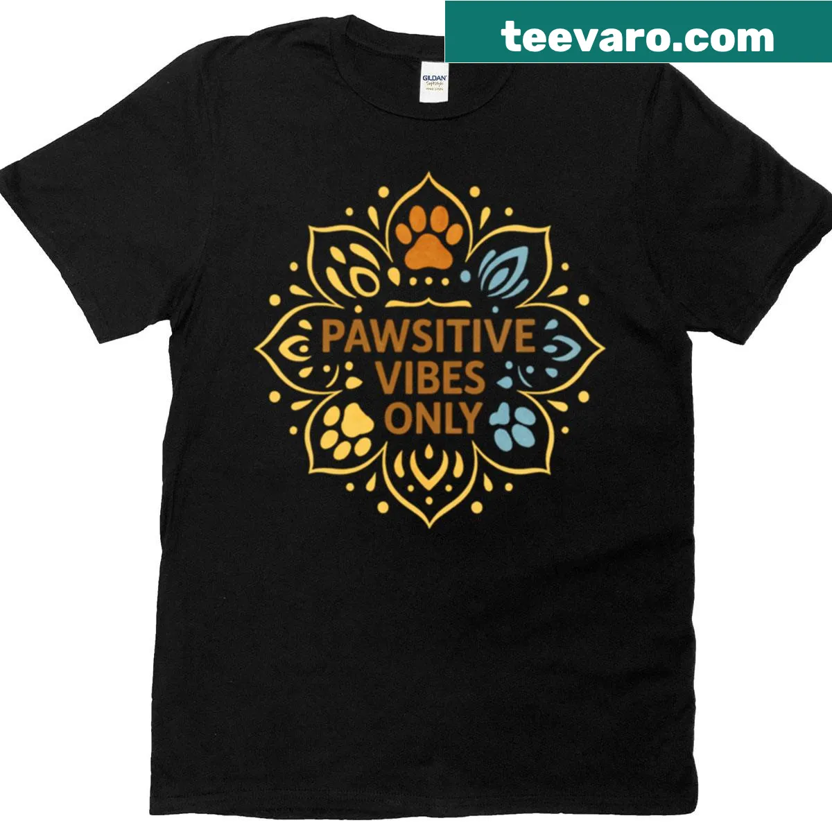 Retro palm wave aesthetic shirt for laid-back vibes — on a men's t-shirt