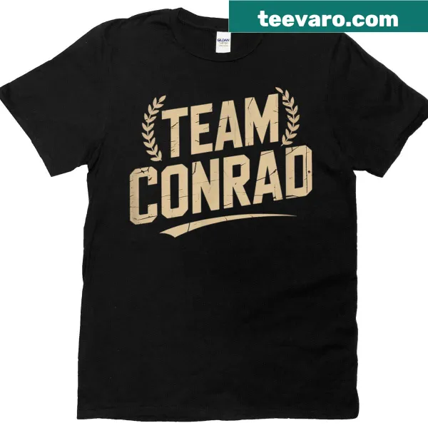 Romantic T-shirt with 'I Love Conrad' and heart design