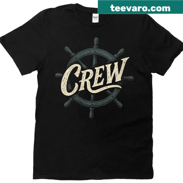 Nautical captain graphic T-shirt for women