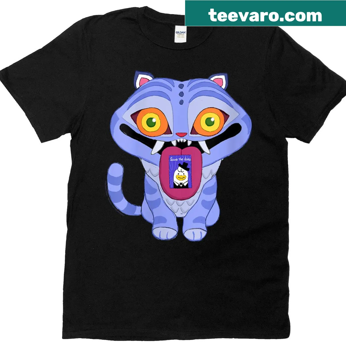 Playful Save The Date Kpop-themed T-shirt — on a men's t-shirt