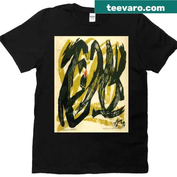 T-shirt featuring Adja Yunkers' 1955 abstract landscape design