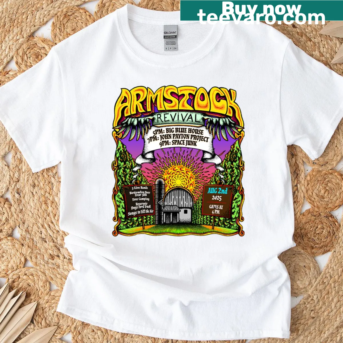 T-shirt featuring a modern design based on an official poster — on a men's t-shirt