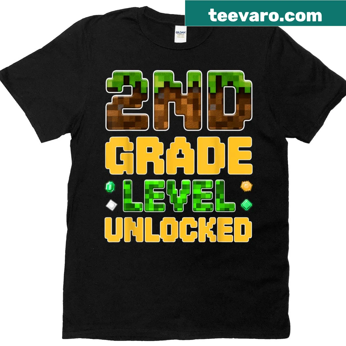 Funny T-shirt for boys featuring gaming theme for school — on a men's t-shirt