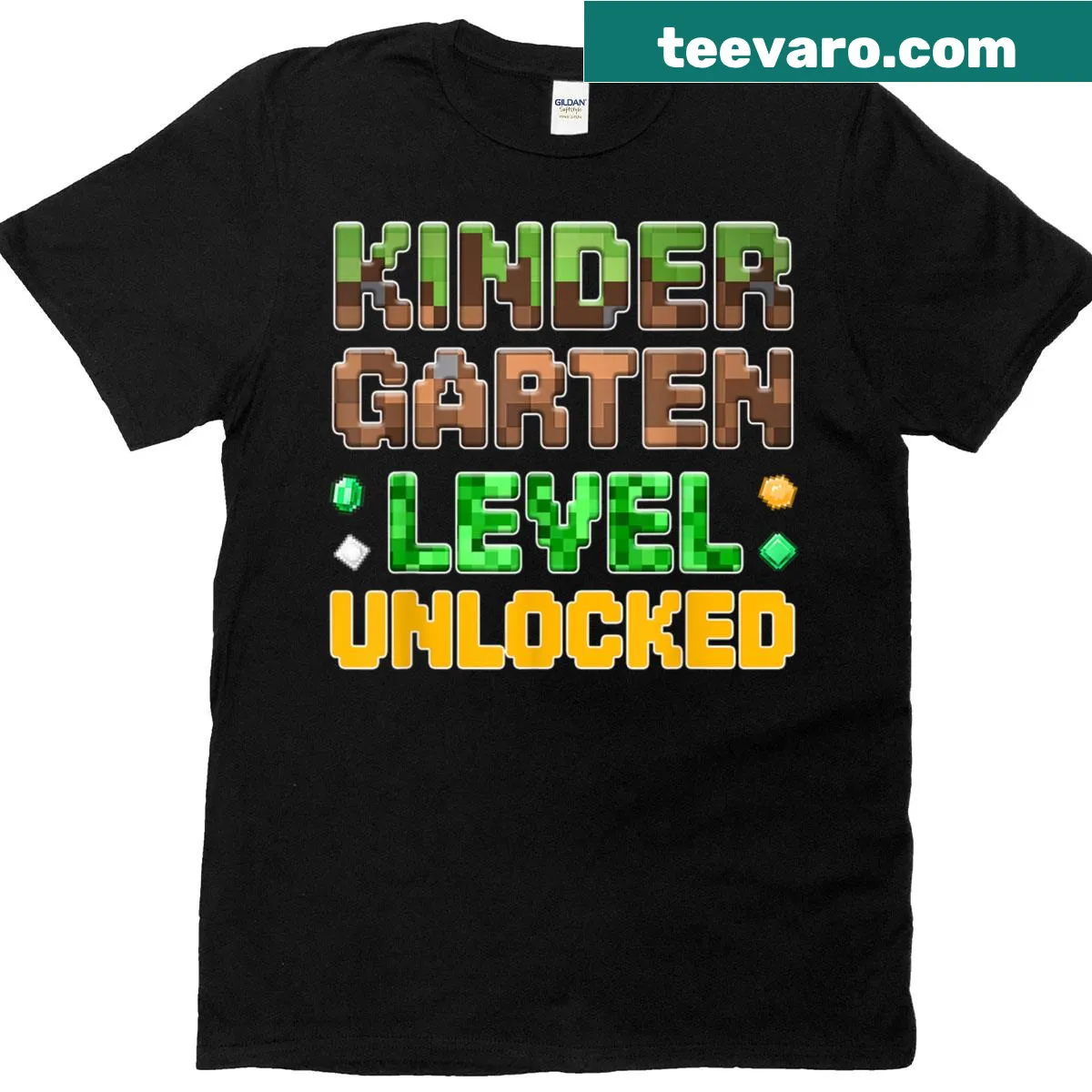 Kindergarten boys t-shirt with a gamer theme. — on a men's t-shirt
