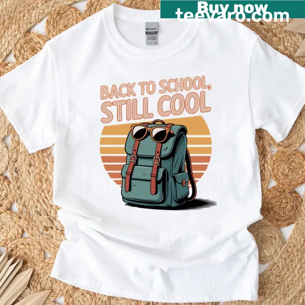 Funny Back To School tee with playful saying
