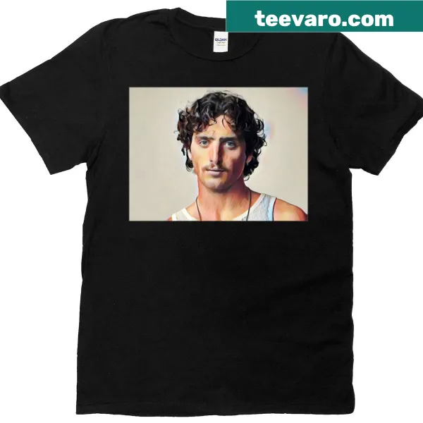 T-shirt featuring a portrait of musician Benson Boone