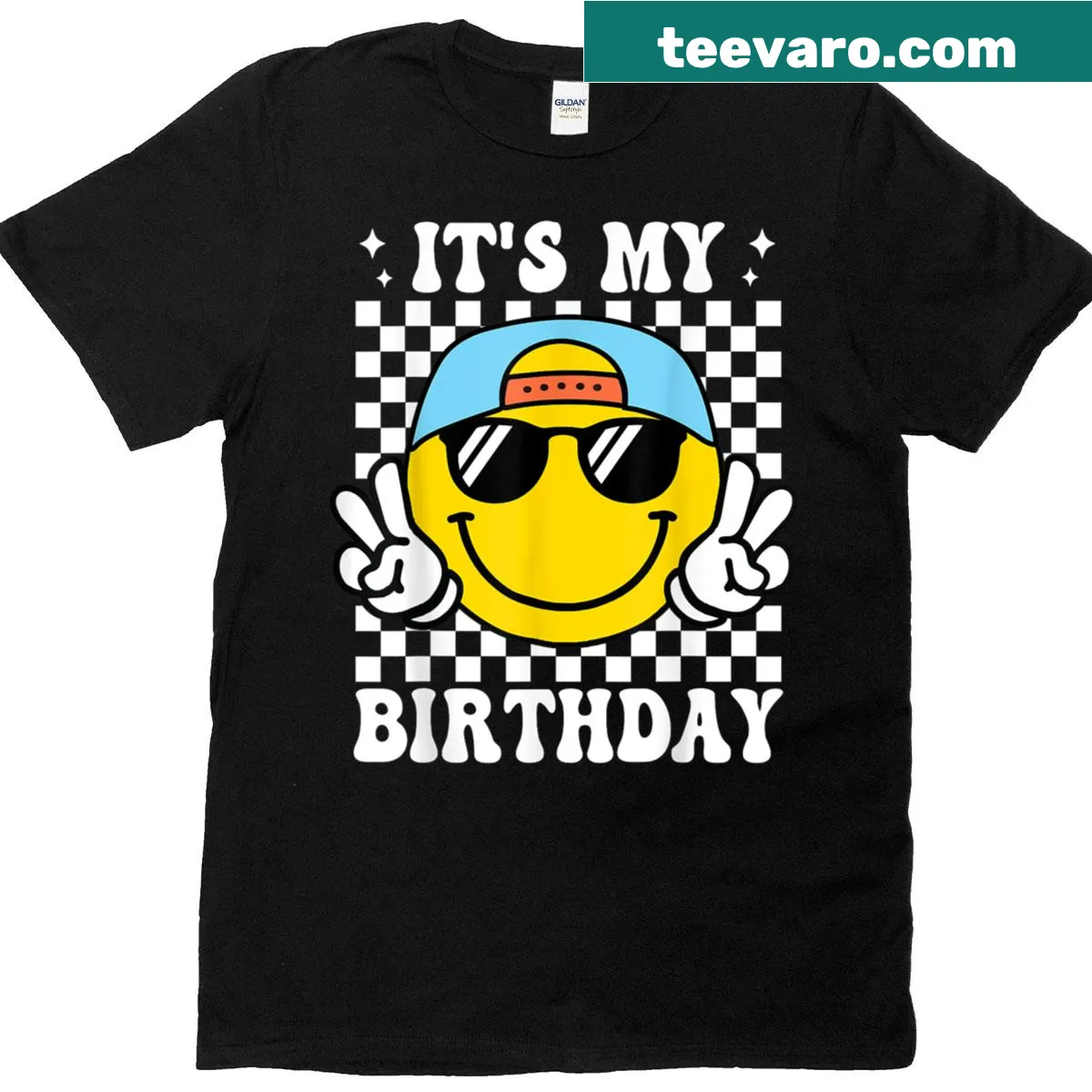 Birthday T-shirt for boys with fun text design — on a men's t-shirt