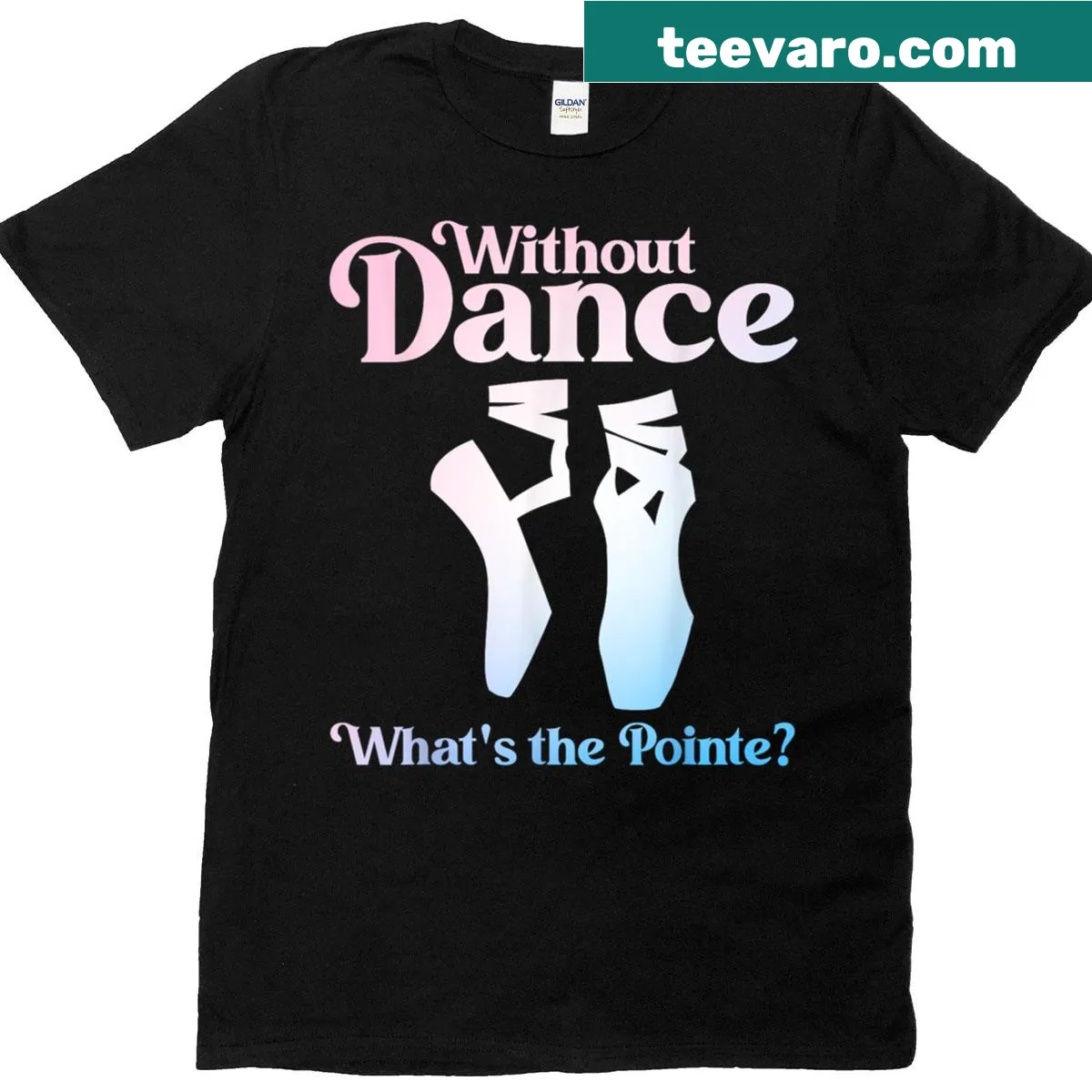 Stylish ballet dancer graphic on a T-shirt — on a men's t-shirt