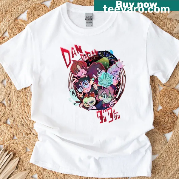 Chibi character design on a fun anime-inspired shirt