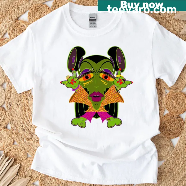 Wicked mystic witch graphic on a t-shirt designed for metalheads