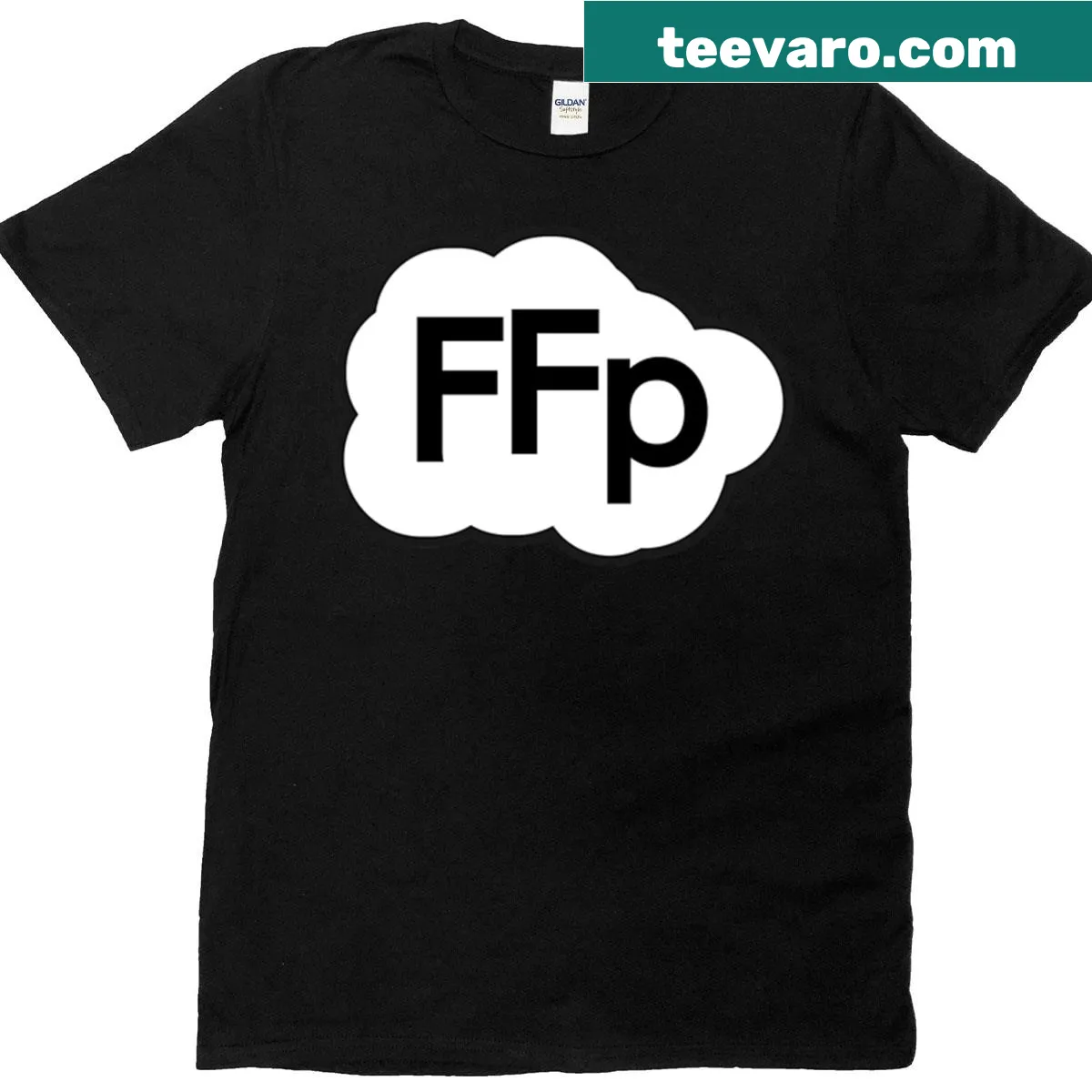 Minimalist Ffp logo T-shirt with a clear brand design on the chest — on a men's t-shirt