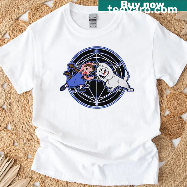 Illustrative design of Fullmetal Fusion on a T-shirt