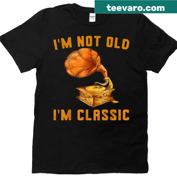 Vintage phonograph graphic t-shirt celebrating music