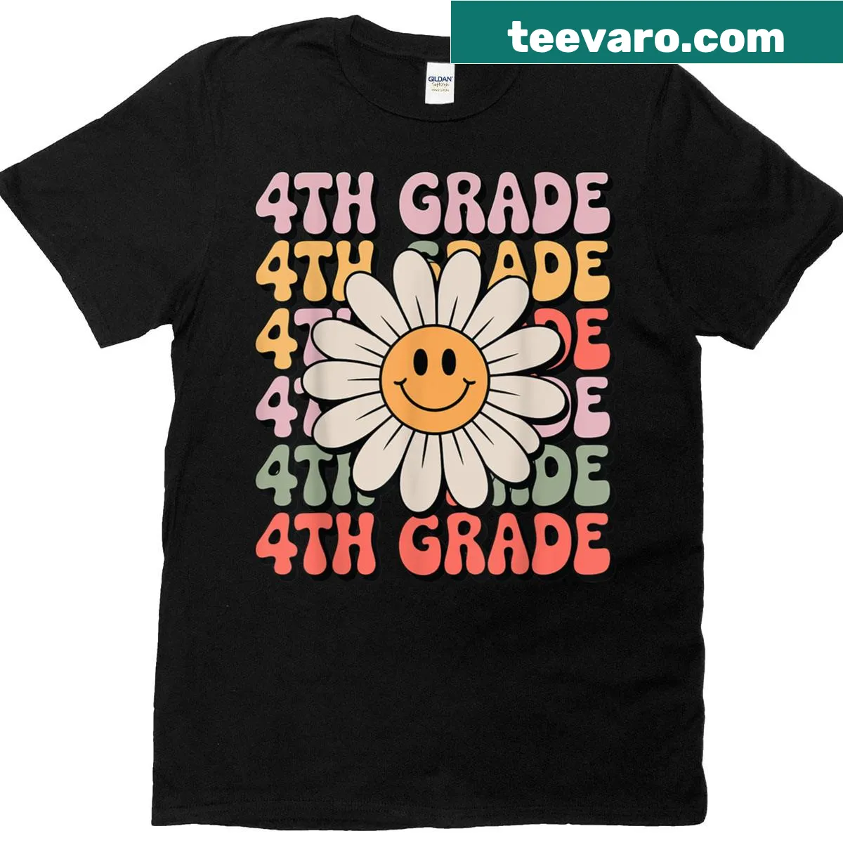 Fun T-shirt for kids celebrating the start of fourth grade — on a men's t-shirt