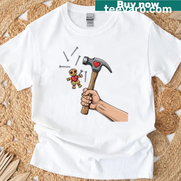 Witty typographic design featuring a humorous phrase on a t-shirt