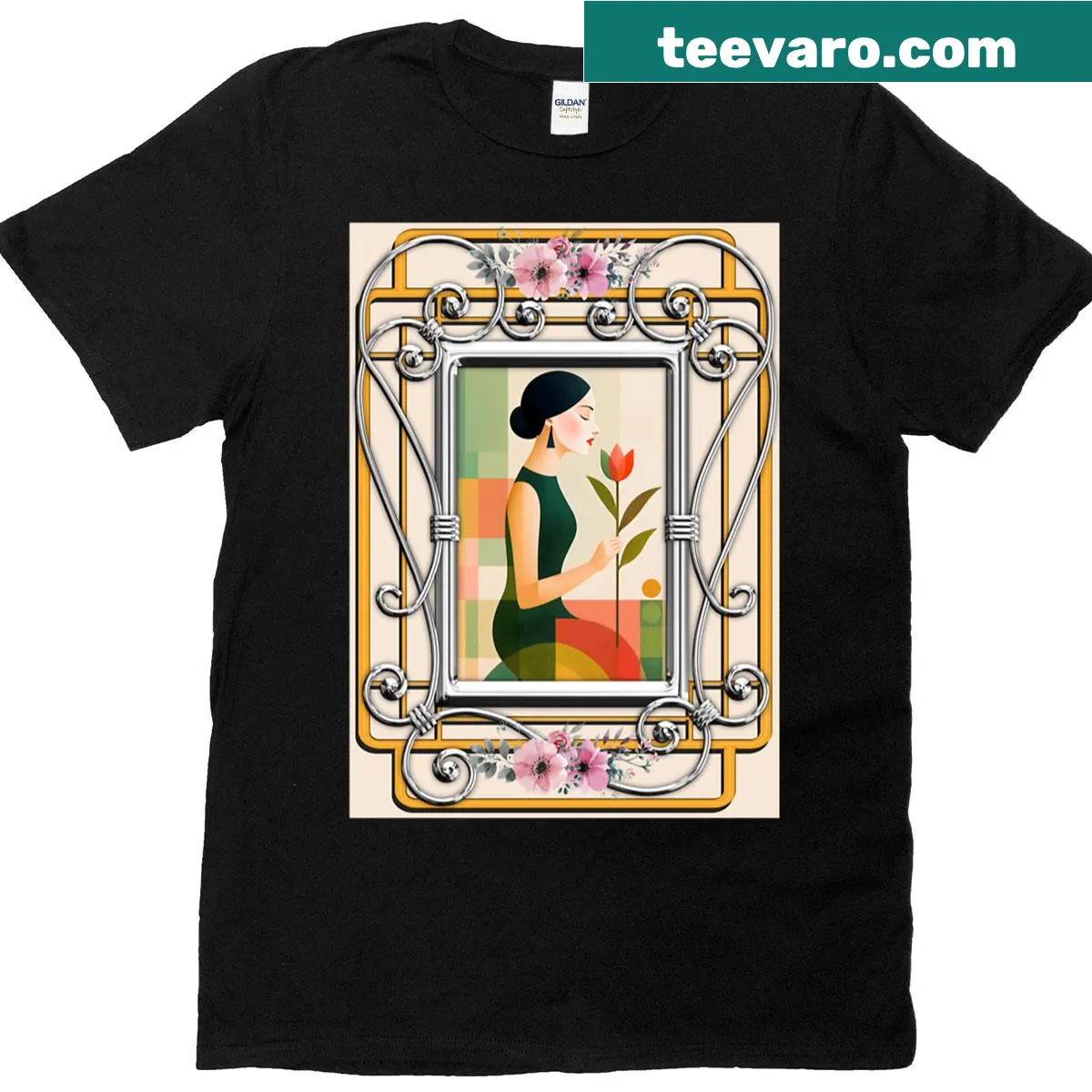 T-shirt with the phrase 'Her Ultimate Pleasure Comes From Her Garden' — on a men's t-shirt