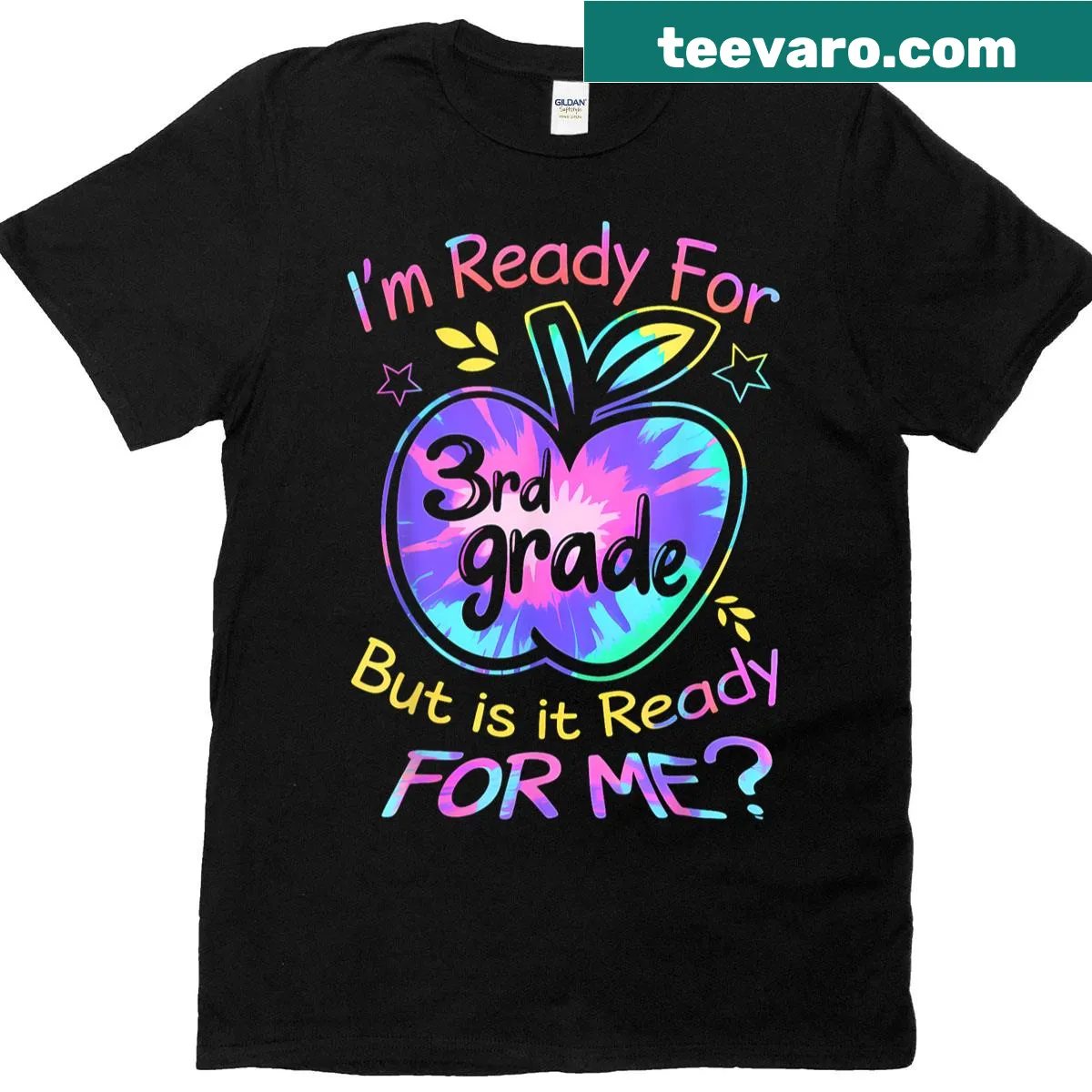Funny third grade t-shirt with text about school challenges. — on a men's t-shirt
