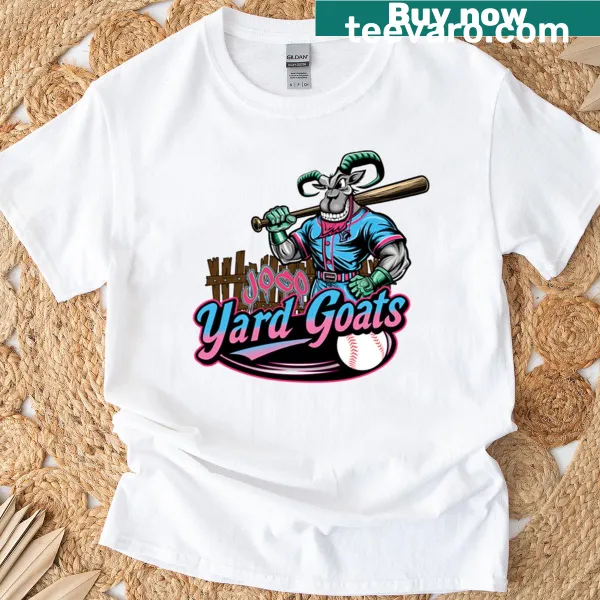 Cartoon graphic T-shirt for Joco Yard Goats fans