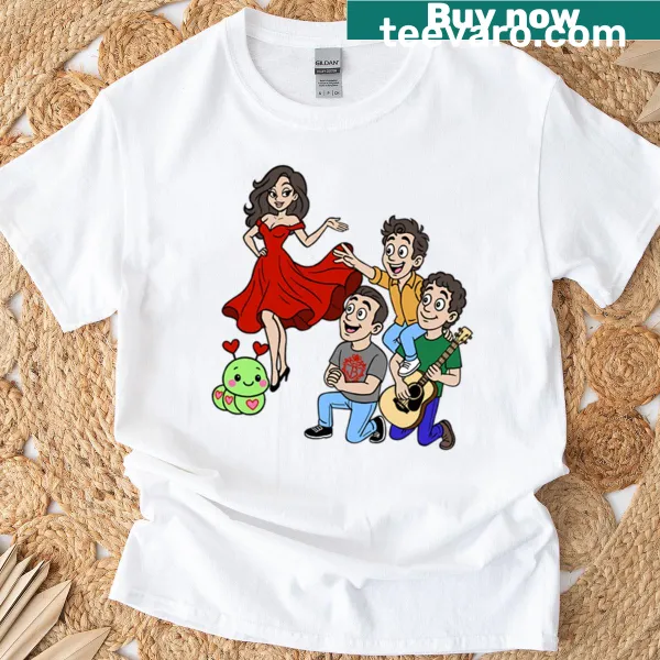 Jonas Brothers tribute graphic T-shirt