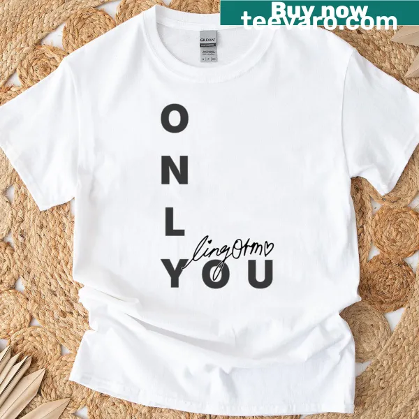Illustrated T-shirt featuring the character Lingorm from a Thai TV series