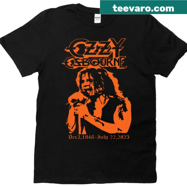 Vintage-inspired Ozzy Osbourne T-shirt design