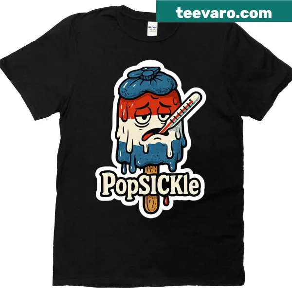 Cartoon popsicle graphic with 'Too Cool To Chill' text