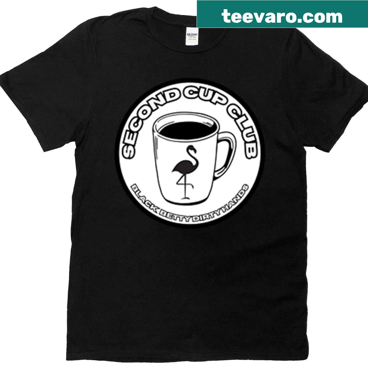 Coffee-themed T-shirt for teachers with fun graphic — on a men's t-shirt