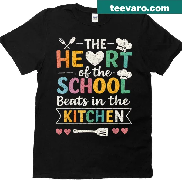 T-shirt honoring lunch ladies with a heartfelt message