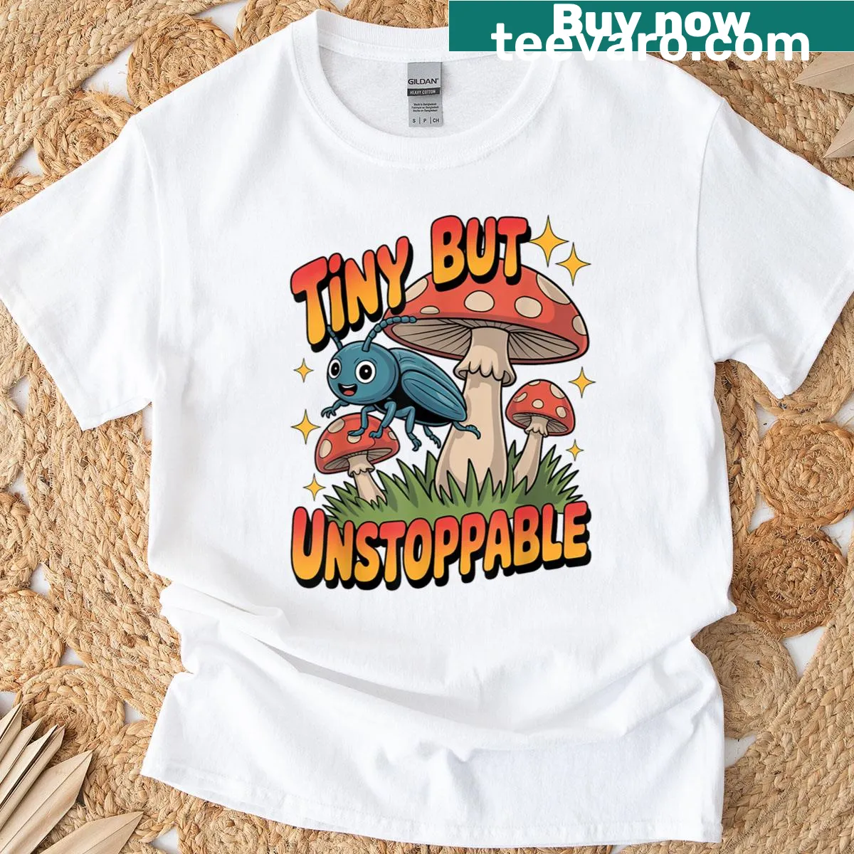 Artistic illustration of Lucanidae insects on a T-shirt — on a men's t-shirt