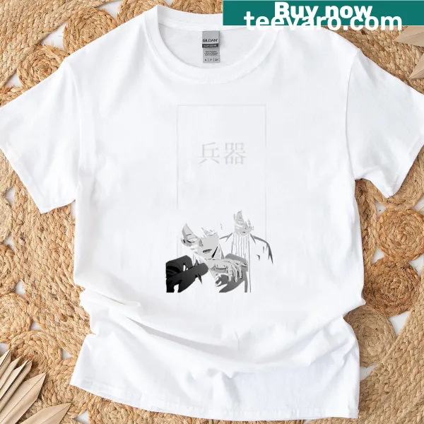Typography-based design featuring 'Tougen Anki' on a T-shirt