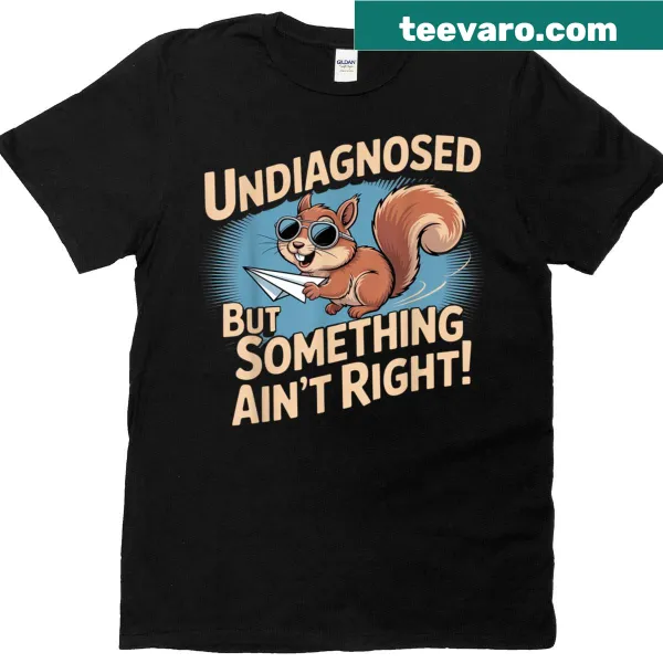 Stylish t-shirt with humorous phrase about feeling off