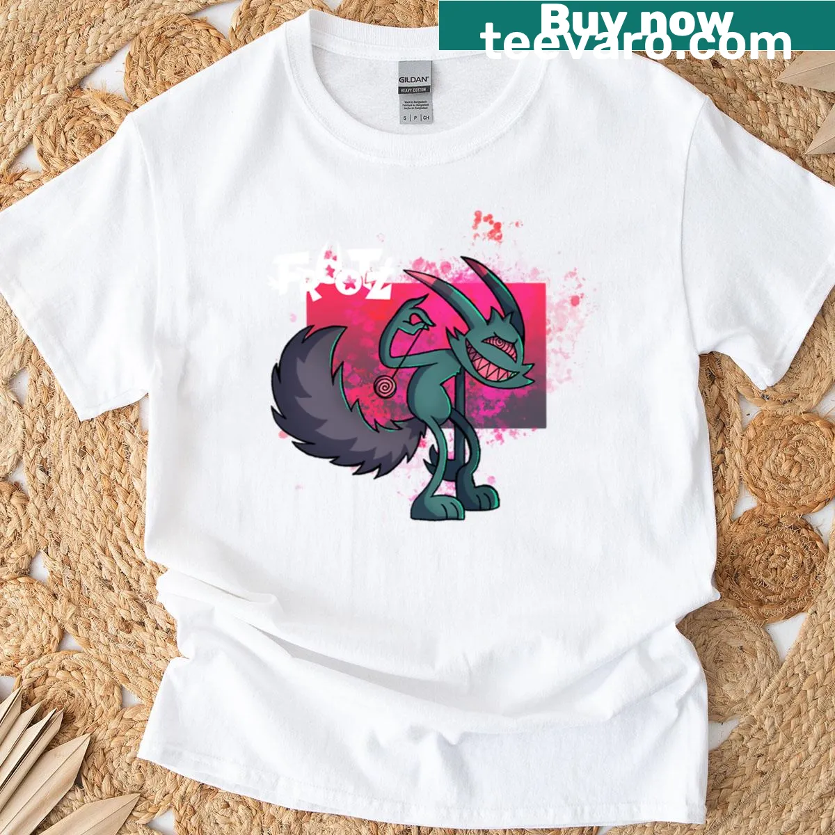 Typographic T-shirt featuring a playful design labeled 'Vesper Version 3' — on a men's t-shirt