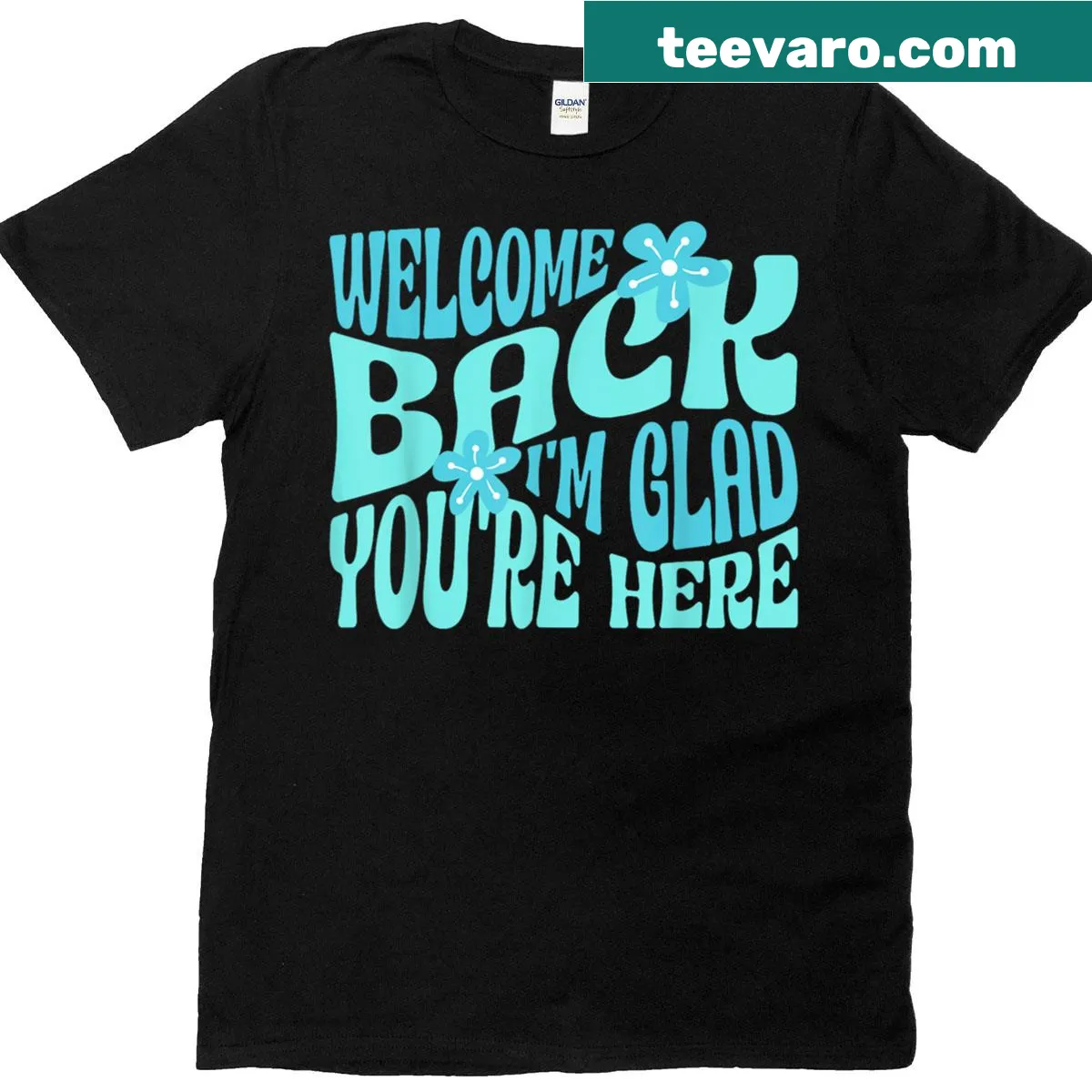 T-shirt welcoming students back to school — on a men's t-shirt