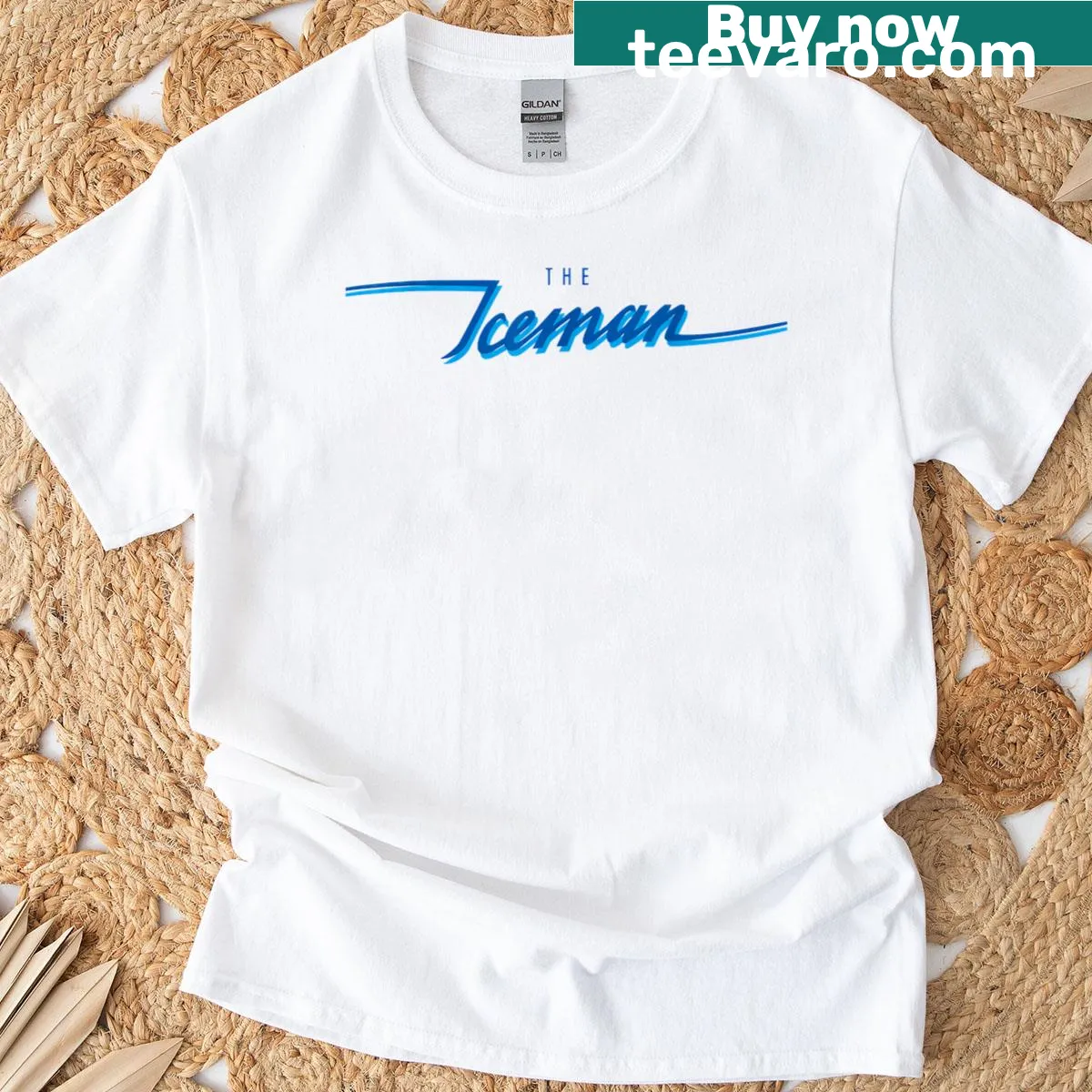 Humorous graphic T-shirt with the phrase 'What Did I Miss Iceman' — on a men's t-shirt