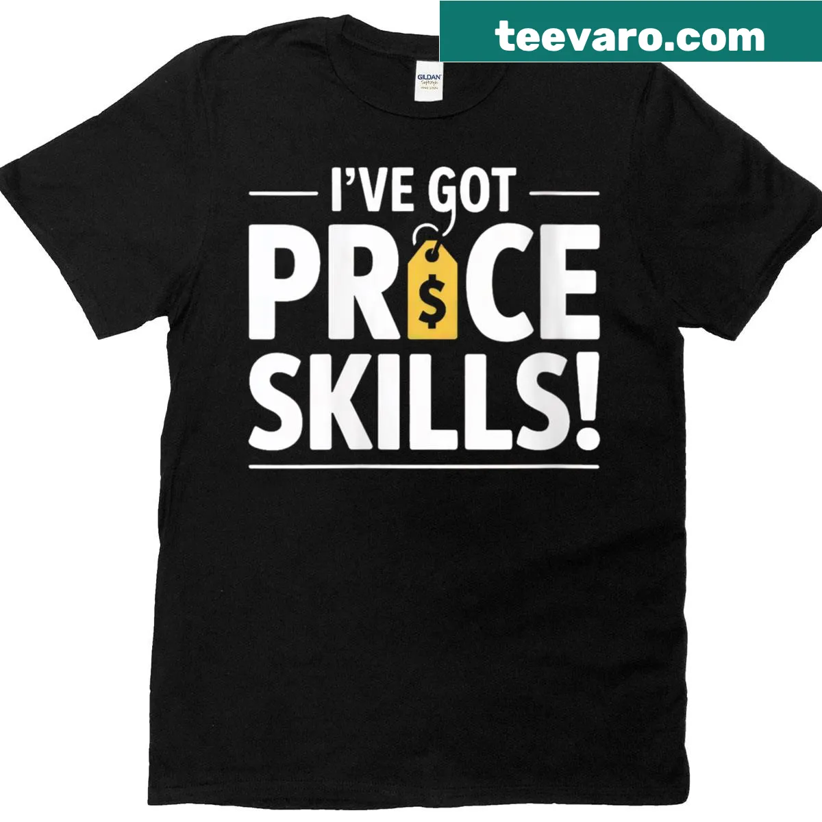 Humorous shopping enthusiast graphic tee for women — on a men's t-shirt