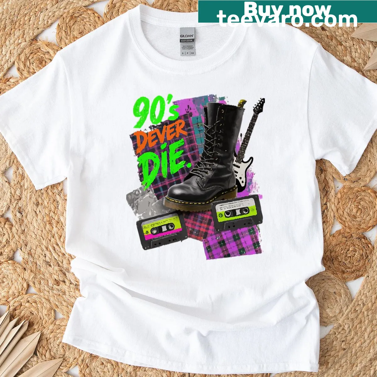 Vintage punk girl aesthetic T-shirt inspired by Natalie Yellowjacket. — on a men's t-shirt
