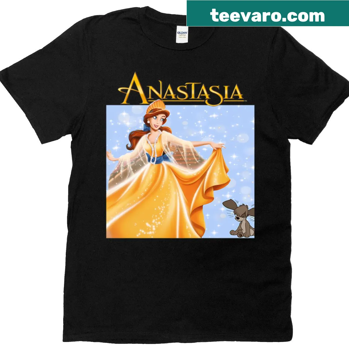 Graphic inspired by the movie Anastasia on a t-shirt — on a men's t-shirt