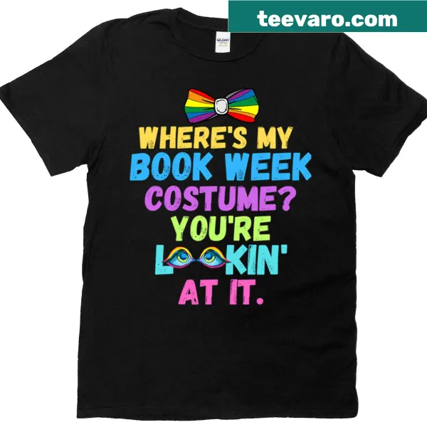 Colorful illustration t-shirt for Book Week 2023