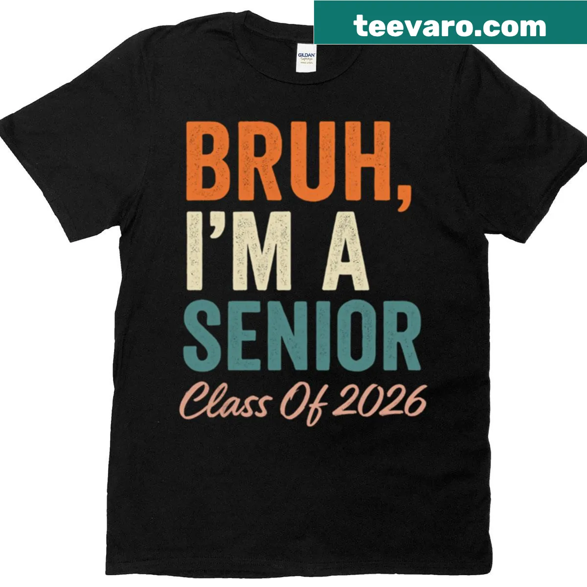 Funny senior graduation t-shirt for Class of 2026 — on a men's t-shirt