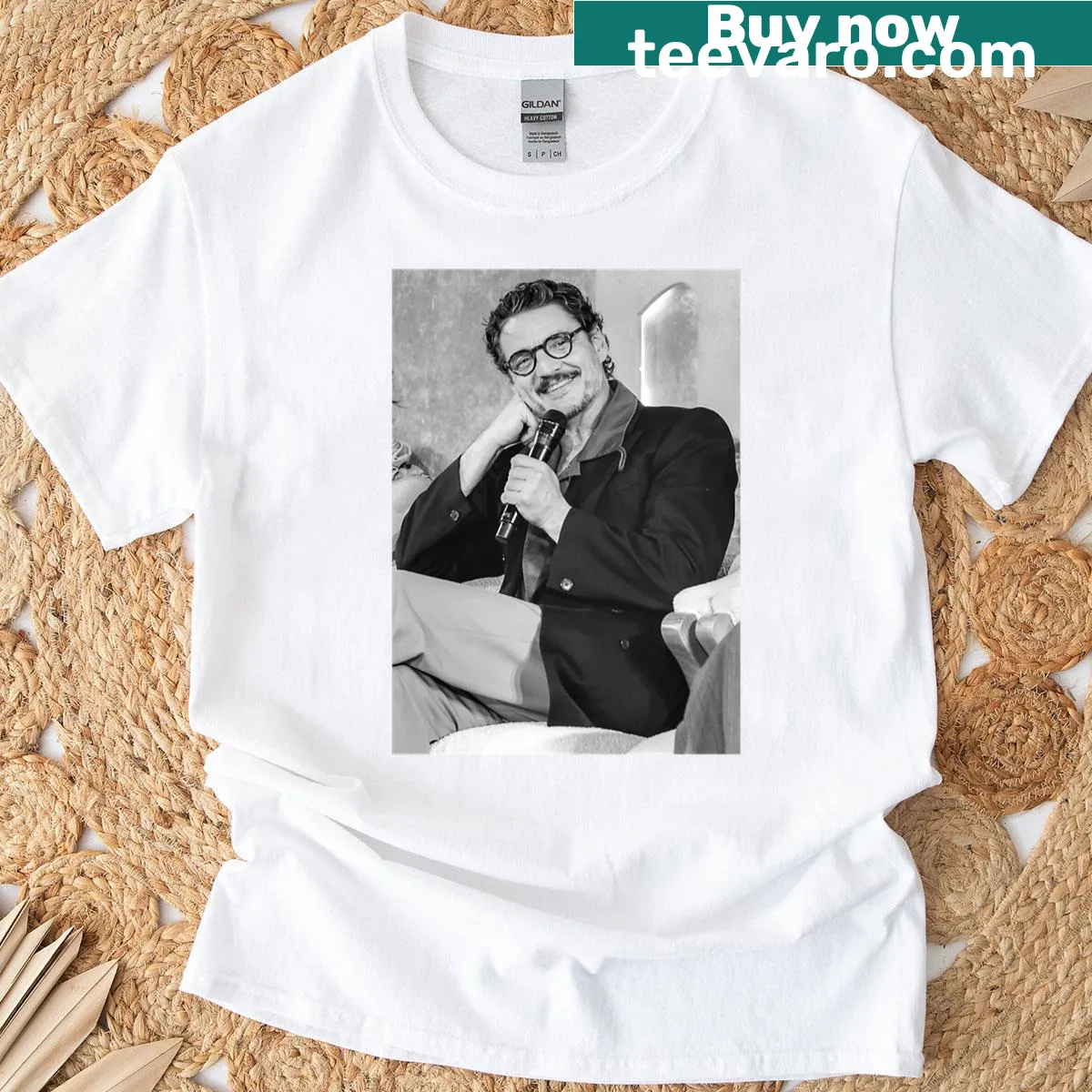 Candid Pedro t-shirt with number 23 design — on a men's t-shirt