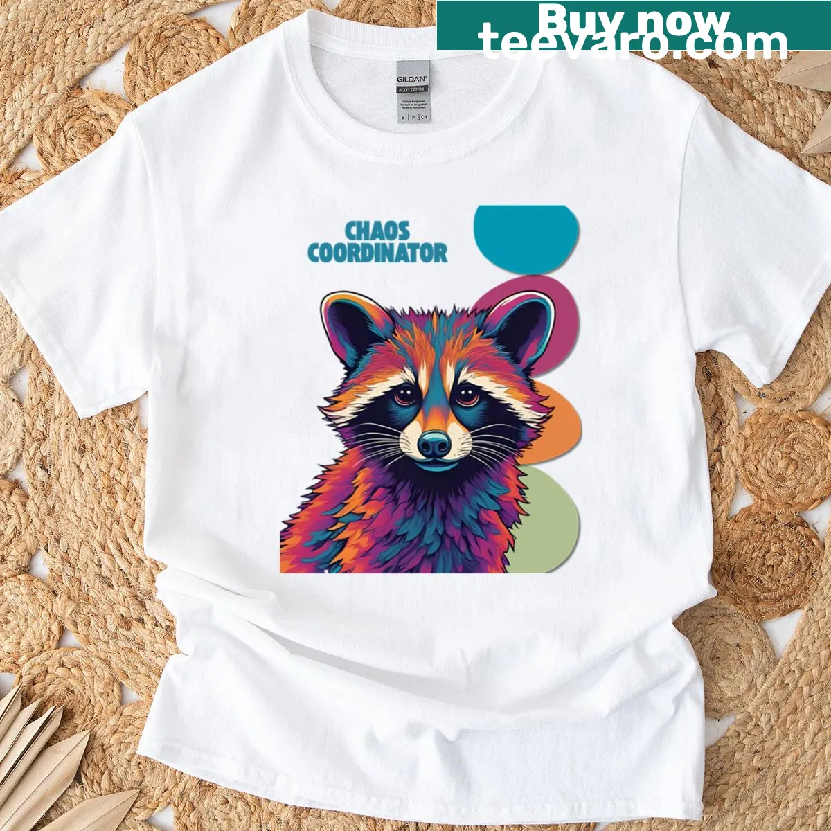 T-shirt featuring the phrase 'Chaos Coordinator' in bold typography. — on a men's t-shirt