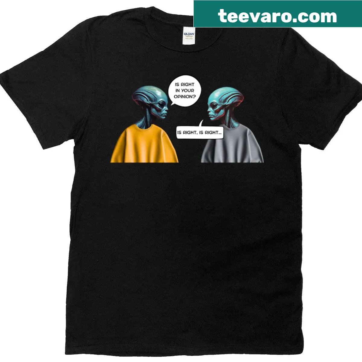T-shirt featuring playful graphics about the ozone layer and environment — on a men's t-shirt
