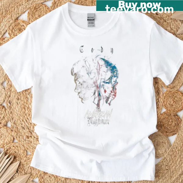 Cody Rhodes T-shirt featuring a wrestling-themed graphic