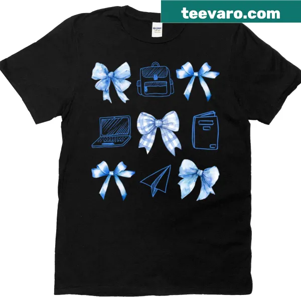 Cute back to school t-shirt with cheerful typography