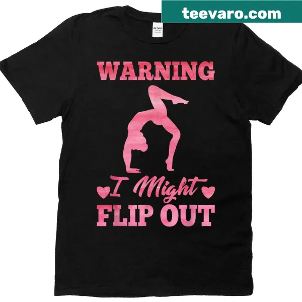 Illustration of a gymnast on a T-shirt
