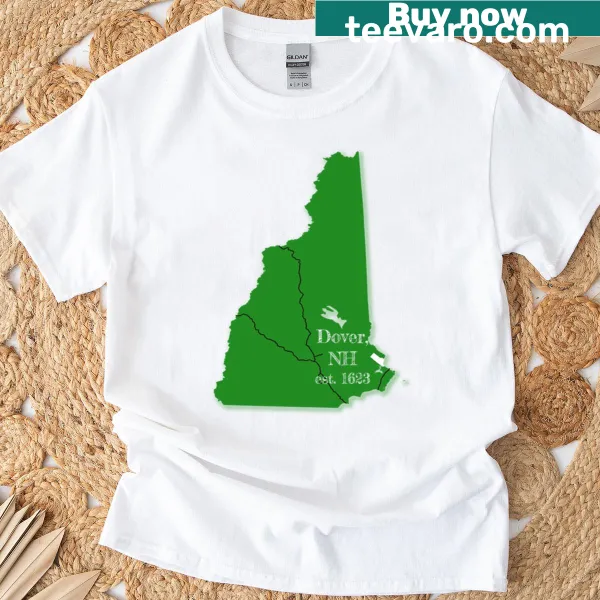 Minimalist silhouette T-shirt inspired by Dover, NH