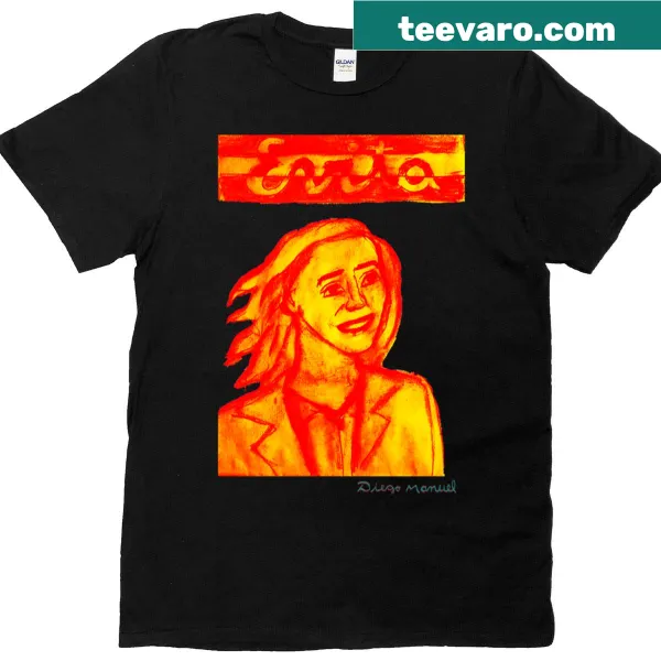 T-shirt featuring an illustration of Eva Perón