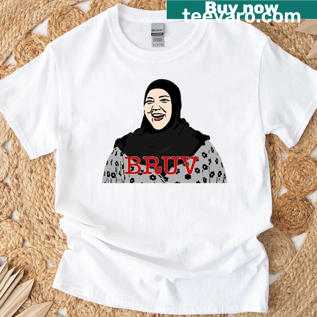 Striking typography on the Fatiha Taskmaster T-shirt — on a men's t-shirt
